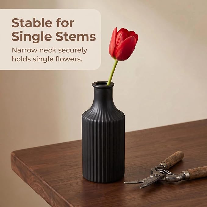 Mini Bud Vases Centerpieces for Tables, Small Flower Vases Suitable for - Image 3