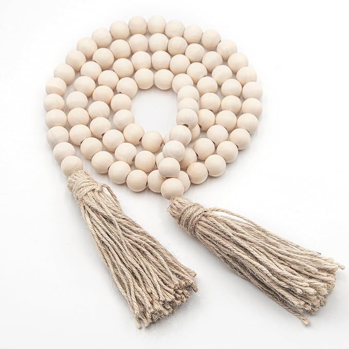 LSKYTOP 60 Inches Wood Bead Garland - Image 2