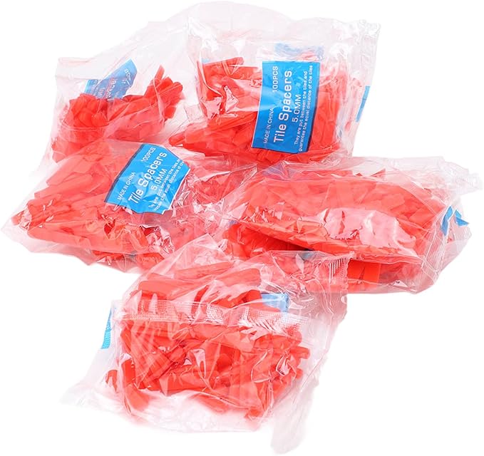 1000PCS Tile Leveling Wedges, 0.2in Red PE Tile Leveling System, Wear Tiles - Image 6