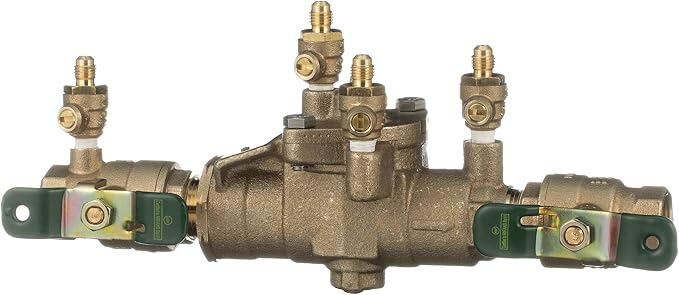 Watts 3/4" Lead Free Reduced Pressure Zone Assembly, Quarter Turn Shutoff Valves - Image 4
