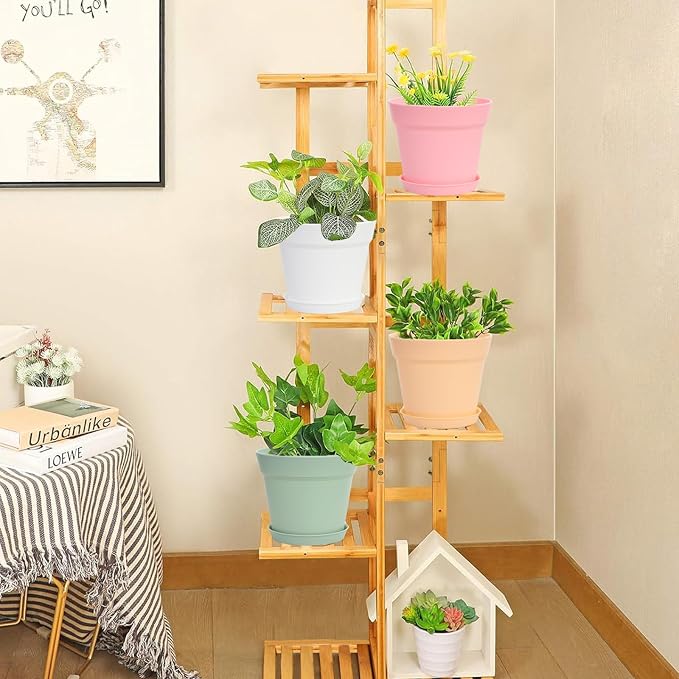 20 Pack 6 inch Plant pots, planters - Image 6