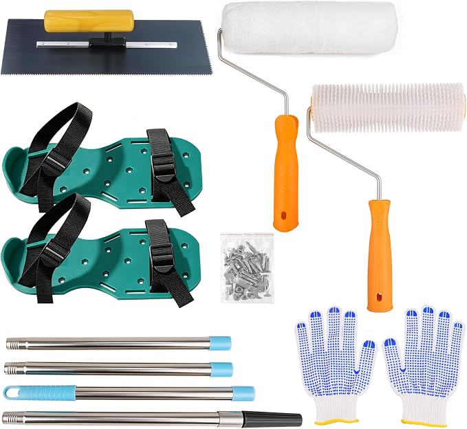 Self Leveling Cement Tool Kit, Epoxy Floor Leveling Tools Kit | Concrete by PROTECTIONMEETSBEAUTY