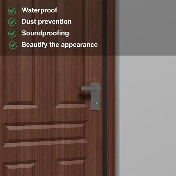 Weather Stripping Door Seal, 20 Ft Shower Door Seal, 1 in | Flexible door sweep - Image 6