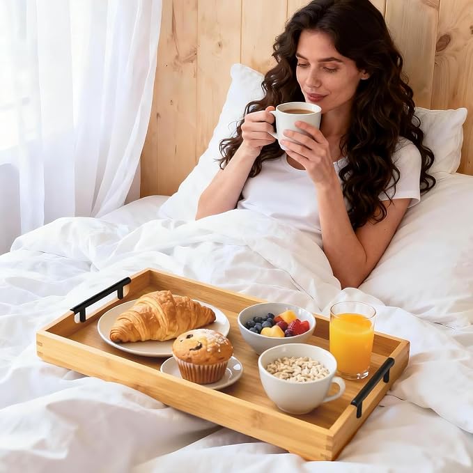 Krismax Wooden Serving Tray - Image 3