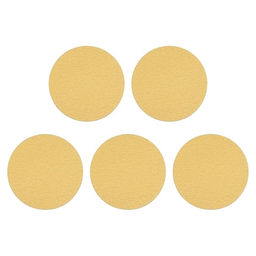 HARFINGTON 10 Pcs 8-7/8 Inch Sanding Discs 40 Grit Yellow Aluminum Oxide | Hook by HARFINGTON