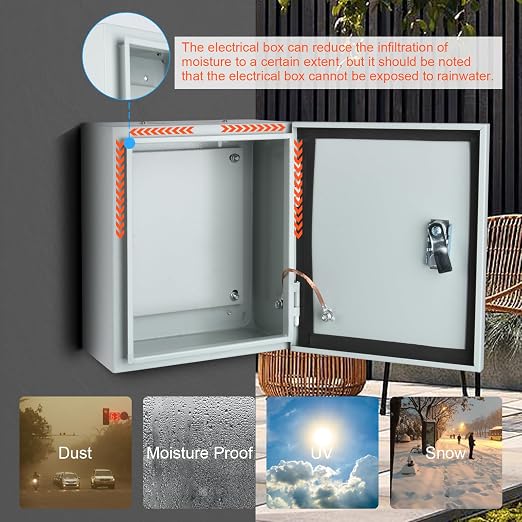 Steel Electrical Junction Box, Indoor&Outdoor Electrical Enclosure Box - Image 3