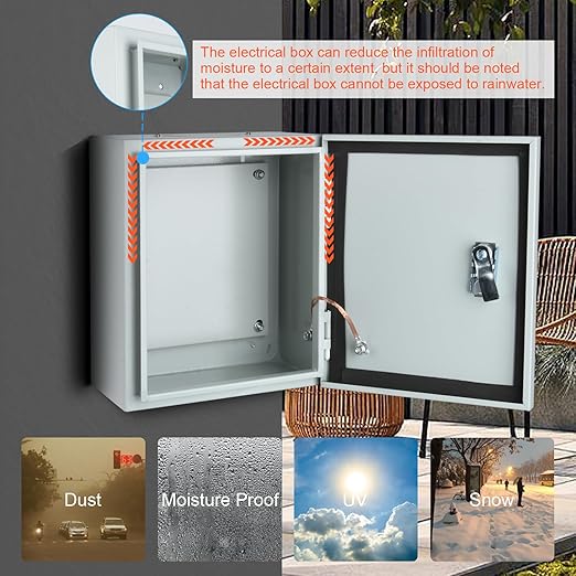 Steel Electrical Junction Box, Indoor&Outdoor Electrical Enclosure Box - Image 3