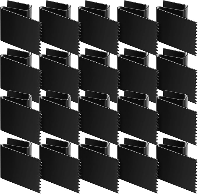 20 Pcs Hurricane Window Clips Hurricane Storm Plywood Clips Carbon Steel Window by Dunzy