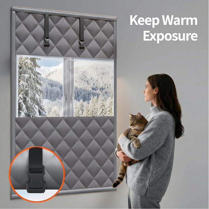 47 x 63 Inch Visible Window Flim Insulation - Image 4