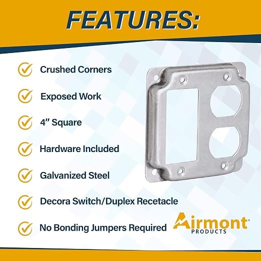 2-Gang Rocker and Duplex Electrical Box Cover - Image 3