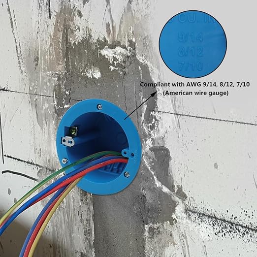 4'' Old Work Round Electrical Box, 18 cu in - Image 5