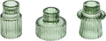 Vixdonos Taper Glass Candlestick Holders Tealight Candle Holders by Vixdonos