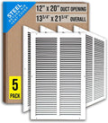 Fits 12x20 Duct Opening | Steel Return Air Grille by Handua | Vent Cover Grill by Handua