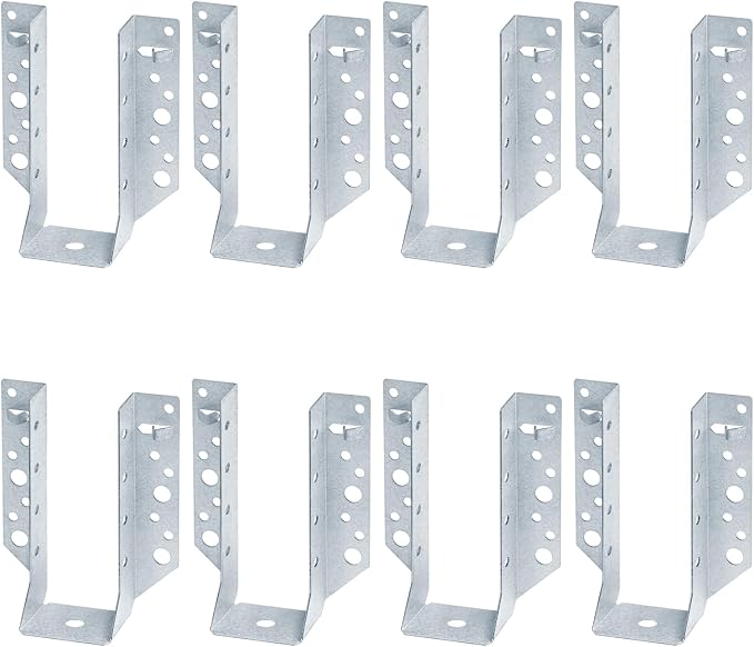 GBGS 8 Pack Actual 2x6 Rough Cut Joist Hanger, Repair - Image 4