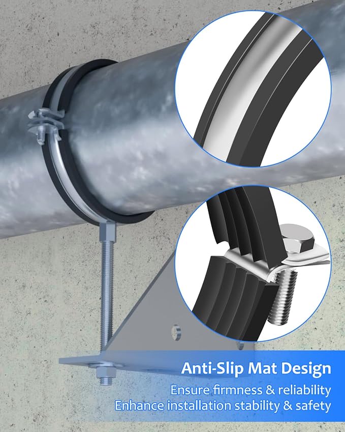 6 Inch Split Ring Pipe Hanger Fit - Image 2