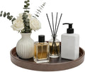 2 Pack 10" Bathroom and Vanity Tray, ABS Bathroom Counter Organizer, Coffee by Blaucasa