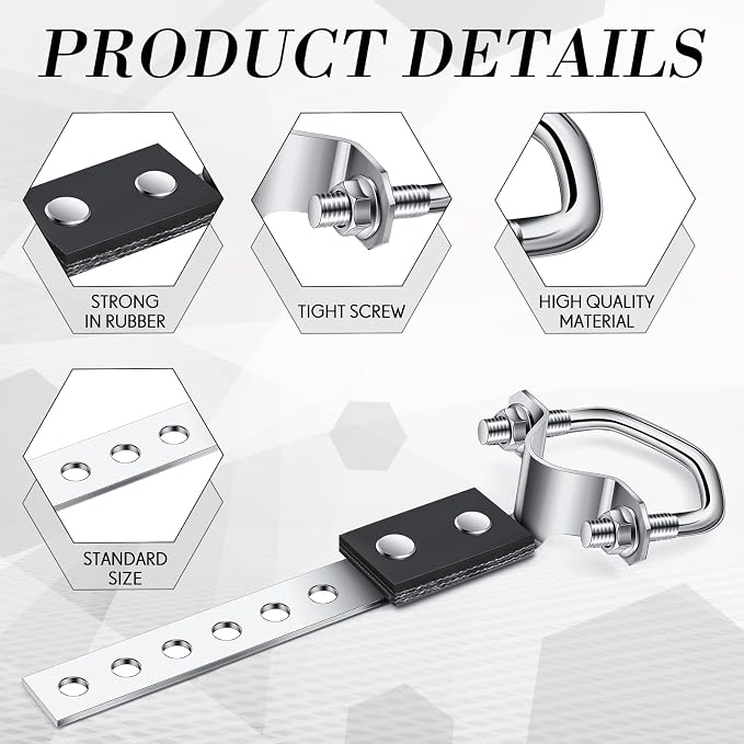 Geetery 1 Pc Universal Exhaust Hangers Muffler Hanger, Oe Style, Heavy Duty - Image 3