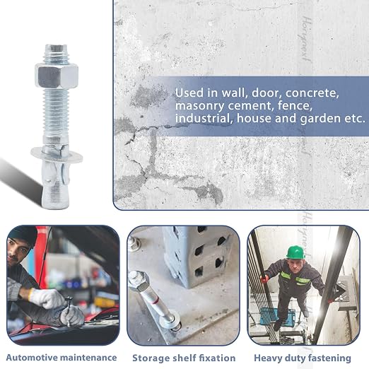 5/16 Concrete Anchors, 5/16 Wedge Anchors Bolts, 2-1/2" L, equipment bases - Image 4