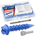 1/4" x 1-1/4" Concrete Screws Anchor, Cement or Stucco by Unknown