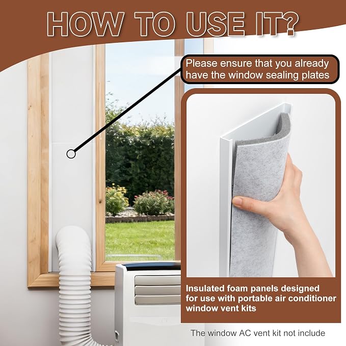 BJADE'S Portable AC Window Seal Kit - Image 3