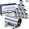 Gisafai 20 Pcs 3/4 Emt Coupling Conduit Fittings Screw Coupling by Gisafai