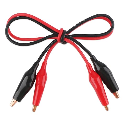 DROK Jumper Wires with Alligator Clips Electrical 20 AWG Copper Wire | Double by DROK