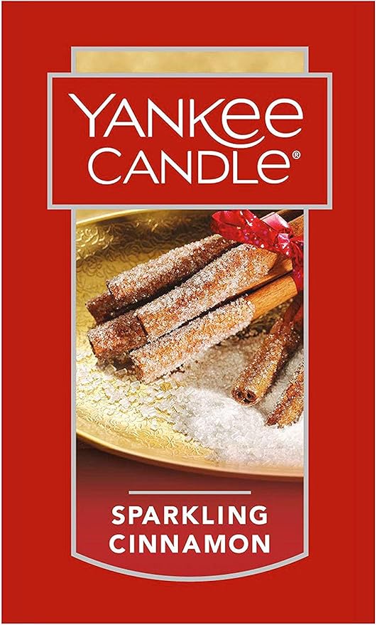 Yankee Candle Sparkling Cinnamon Scented, Classic 22oz Large Jar Single Wick - Image 6