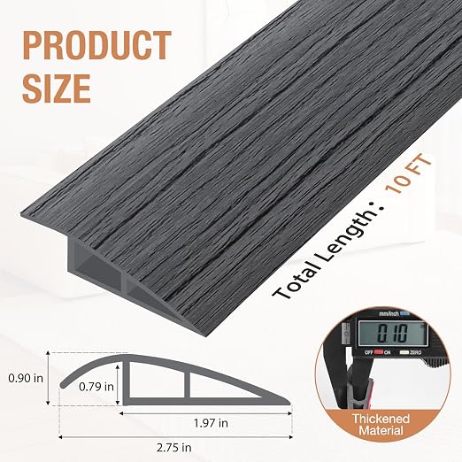 Floor Transition Strip Self Adhesive Vinyl Door Threshold Strip | Rubber - Image 5