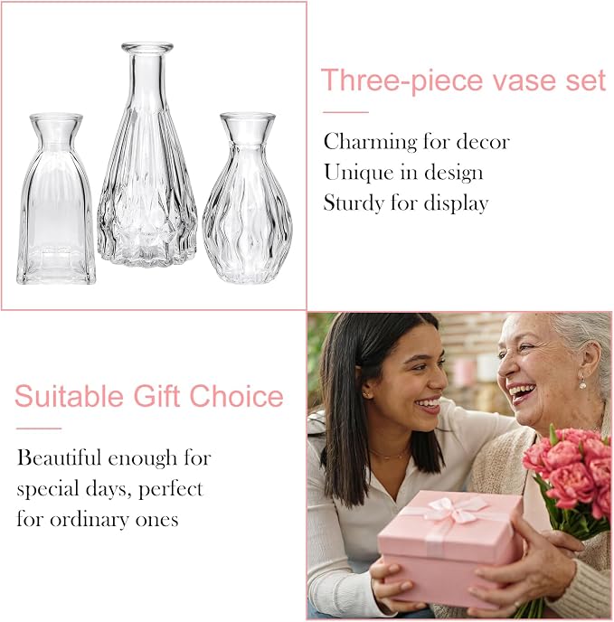 Glass Bud Vases in Bulk, Small Vases - Image 4