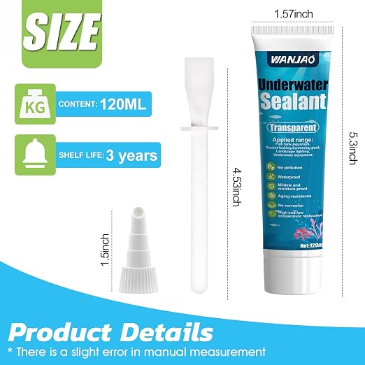 120ML Aquarium Safe Silicone, Strong Adhesion - Image 6