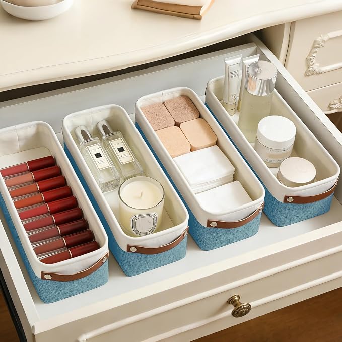 Small Fabric Storage Baskets, Decorative Basket - Image 6