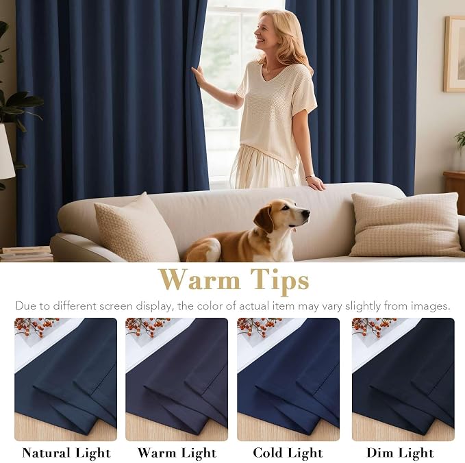 H.VERSAILTEX Ultimate Blackout Solid Grommet Thermal Insulated Curtain - Image 6