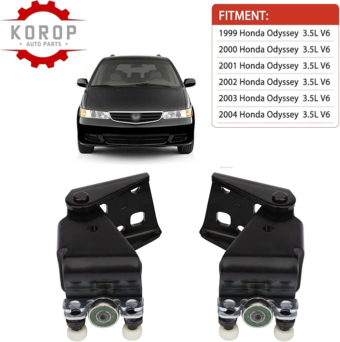 1 Pair Power Sliding Door Roller Assembly Fits - Image 2