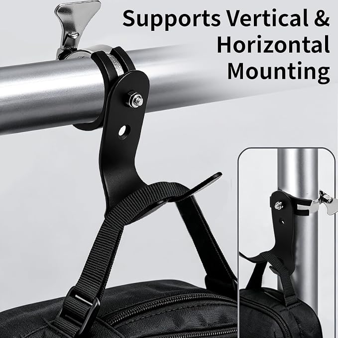 Stainless Steel Adjustable Double Tube Hook - Image 4