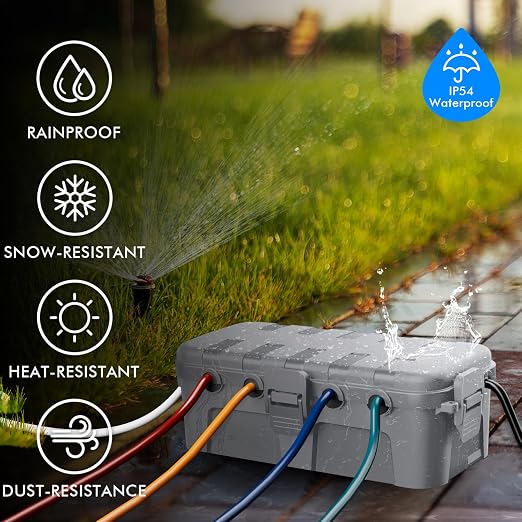 RESTMO Outdoor Electrical Box Waterproof, Extension Cord Cover | IP54 - Image 5