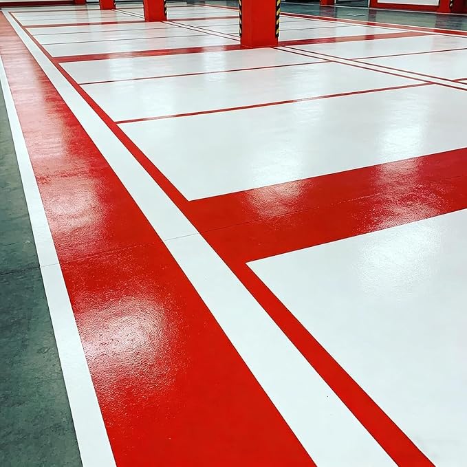 Professional Epoxy Floor and Exterior wall Paint Kit -Red Acrylic Concrete - Image 2
