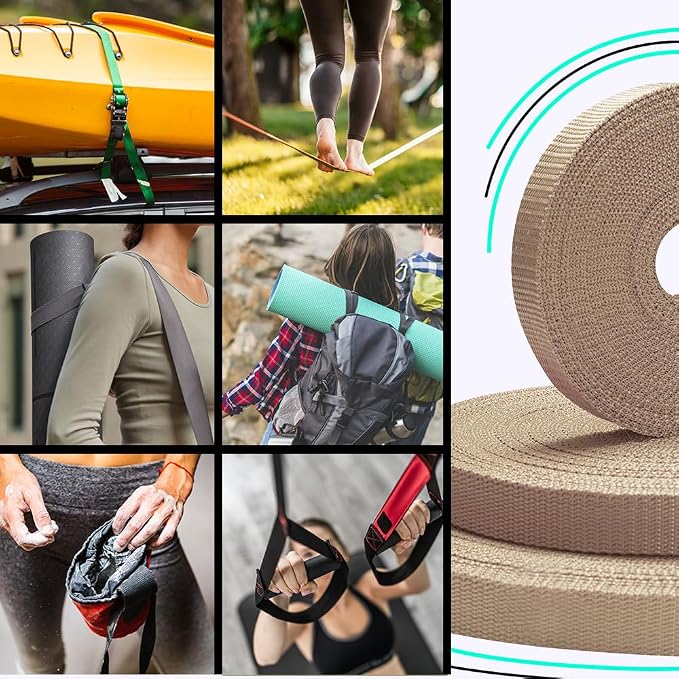 Webbing Strap, 3/4" to 2", 10-50 Yds, EDC gear, backpack repair and pet dog - Image 5