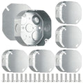 6-Pack Octagon Electrical Boxes by Hlimior