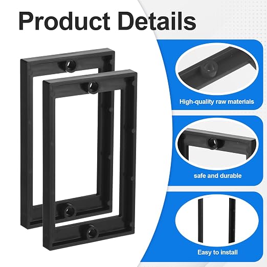 4 Pcs 1/2" Single Gang Box Extender Electrical Box Extender - Image 5