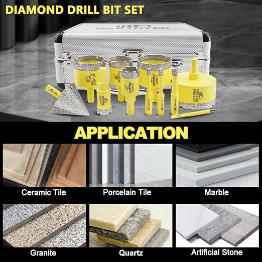 Diamond Core Drill Bits Set 11PCS - Image 3