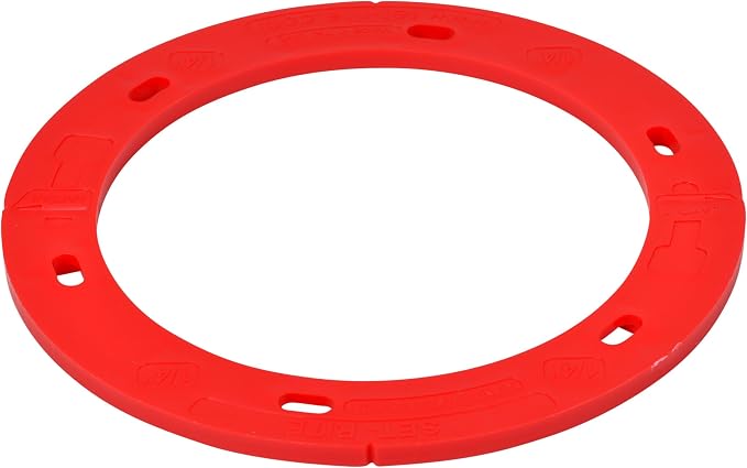 Oatey 43412 Set-Rite Red Toilet Flange Spacer, 1/4 in. - Image 3
