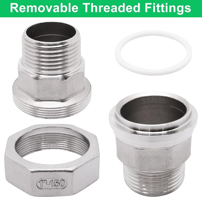 1Pcs Cast Pipe Fittings Union, Class 150 - Image 4