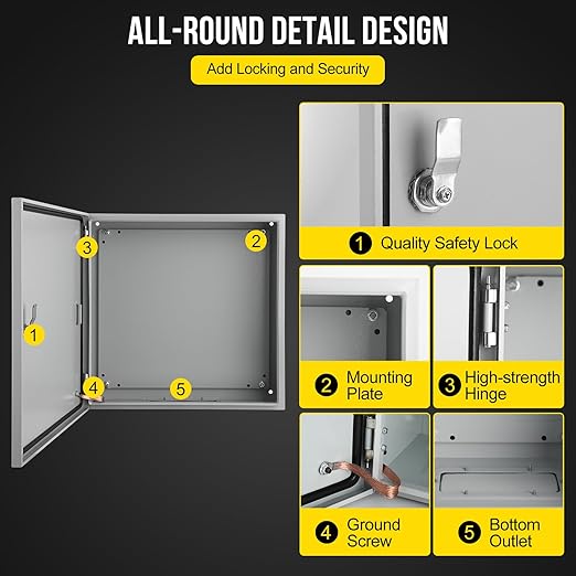 Garvee Outdoor Electrical Box, NEMA 4X Electrical Enclosure Box IP66 Waterproof - Image 4