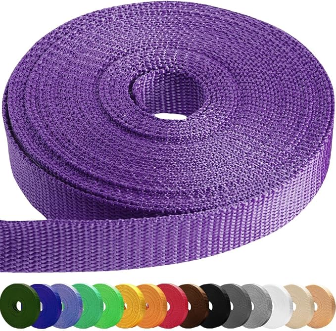 Webbing Strap, 3/4" to 2", 10-50 Yds, EDC gear, backpack repair and pet dog by TECEUM