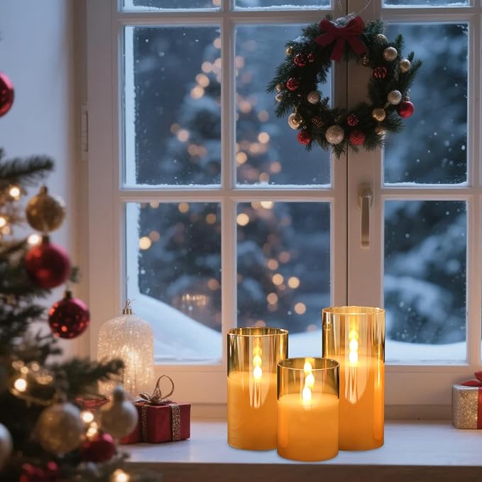 GenSwin Glass Rechargeable Flameless Candles - Image 5