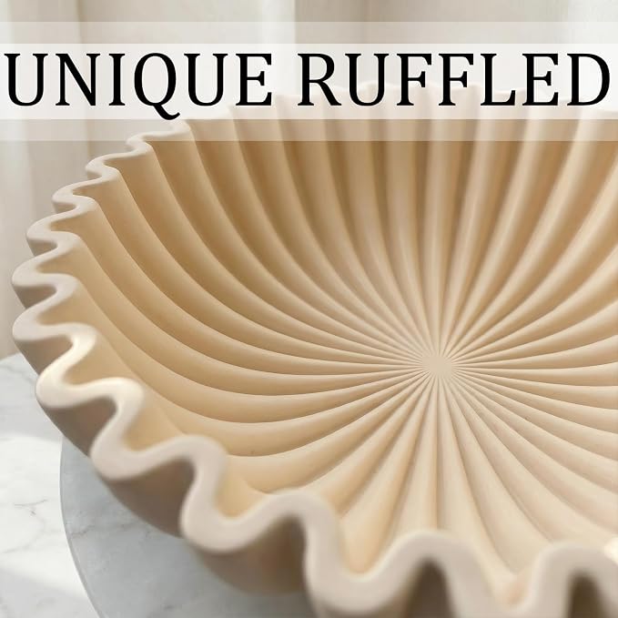 Decorative Bowls for Home Decor | Medium Model Fruit Bowl for Kitchen Counter - Image 3