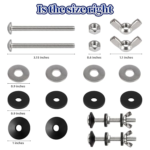 Toilet Seat Bolts Universal - Image 3