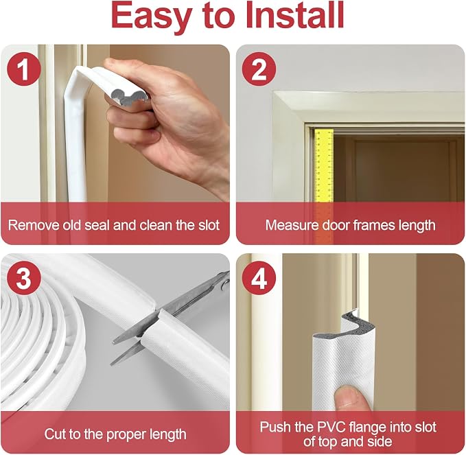 Litaibai Kerf Exterior Door Weather Stripping - Image 9