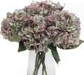 Kimura's Cabin 6pcs Fake Hydrangeas Flowers Vintage Artificial Silk Hydrangea by WeddingPartyArrangementBouquetsDecorationArtificialFlowers