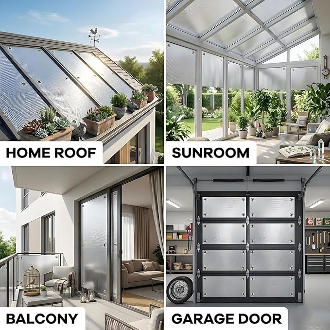 Window Insulation Film Aluminum Foil, Heat Control Thermal Barrier - Image 7